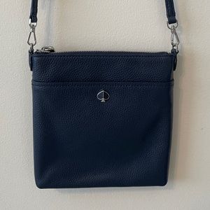 Kate Spade Flat Crossbody Navy